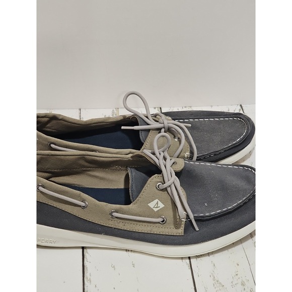 Sperry Mens Sojourn 2-Eye Boat Casual‎ Shoes - Blue - Picture 7 of 13